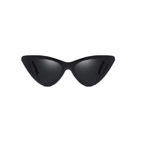 Óculos De Sol Feminino Gatinho Cat Eye Preto