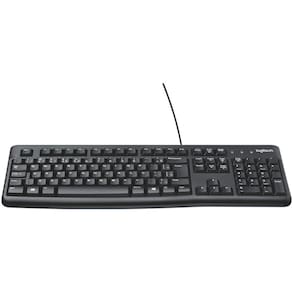 Teclado Com Fio Usb Logitech K120 Resistente Respingos Abnt2
