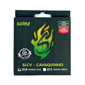 Encordoamento Solez Para Cavaco Dlp 010/030 Slcv Tensão Leve