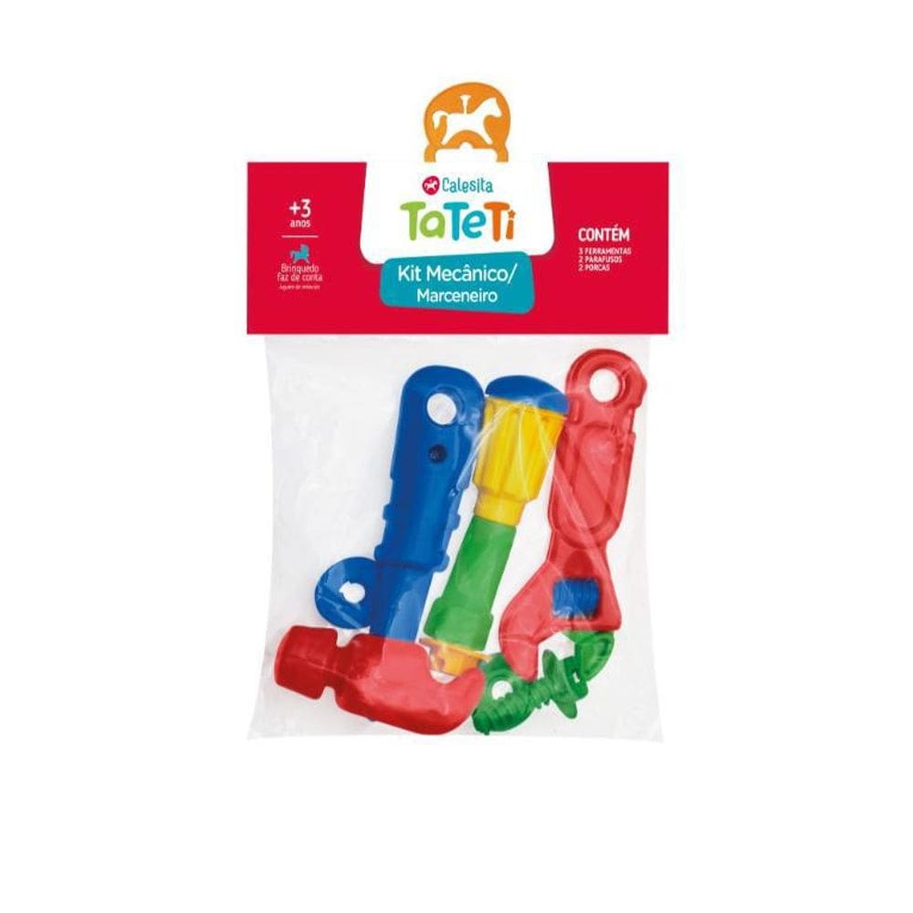Kit Ferramentas Mecânico/Marceneiro Infantil Calesita 460