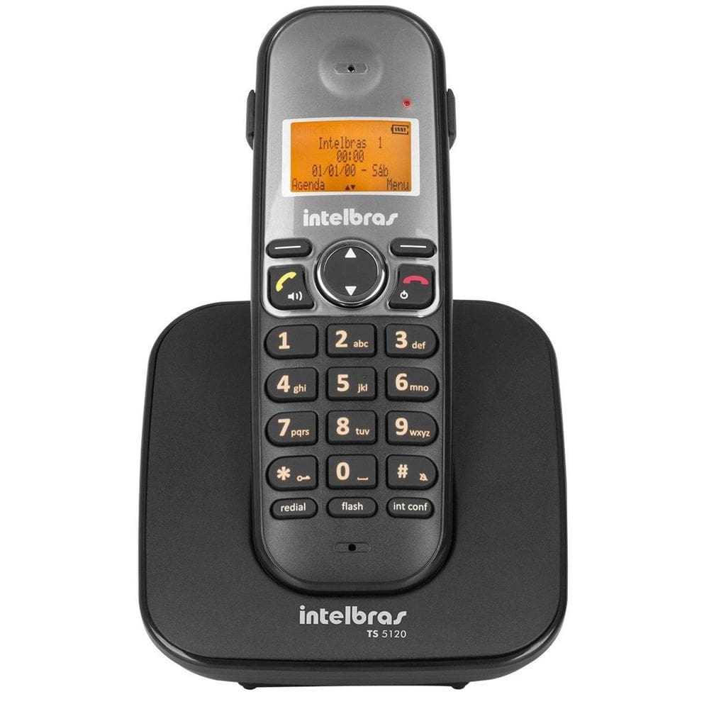 Telefone sem fio Intelbras TS 5120 - Prático e versátil