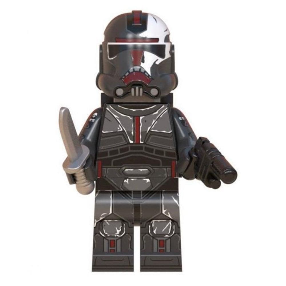 Boneco Blocos De Montar Star Wars Clone Force 99 Hunter