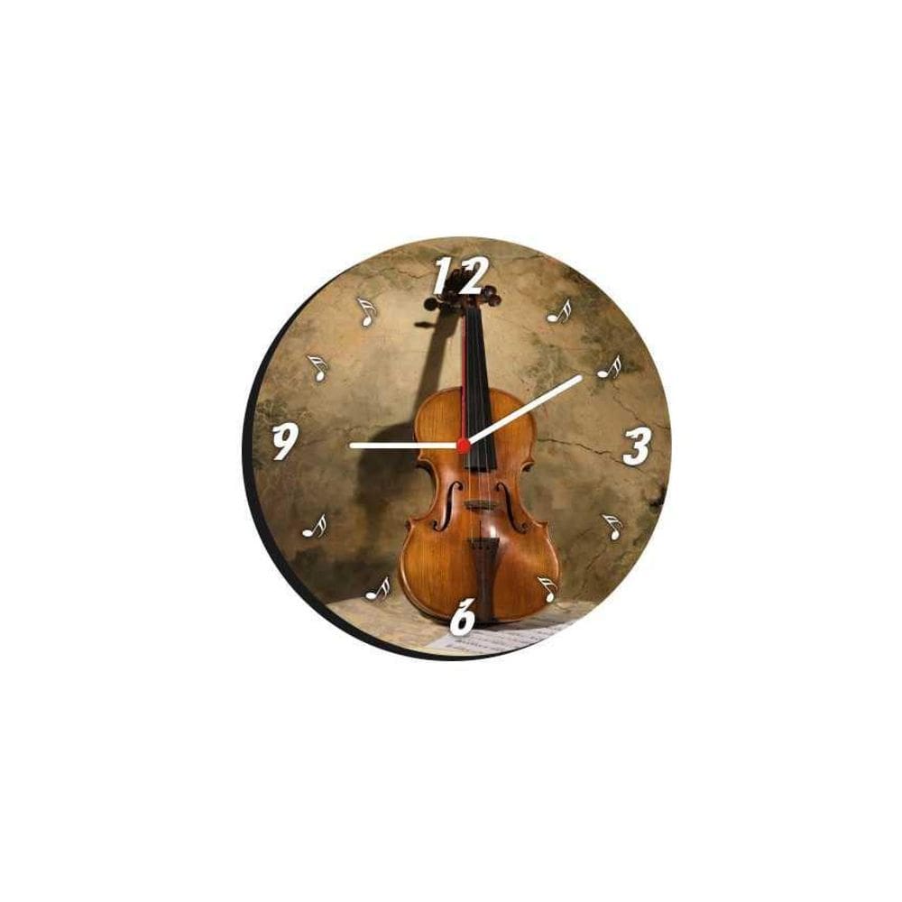 Relógio De Parede Decorativo Estilo Música 04