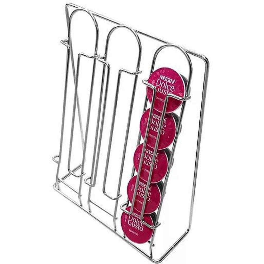 Porta Cápsulas Una Lato Modelo Dolce Gusto Cromado 2102