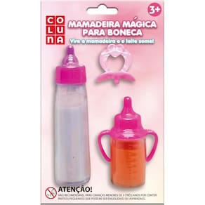 Brincando De Casinha Kit Mamadeira Magica Para Boneca