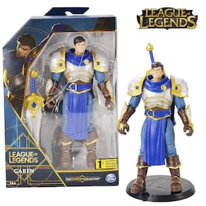 Boneco League Of Legends Garen 15Cm Com Acessórios Sunny