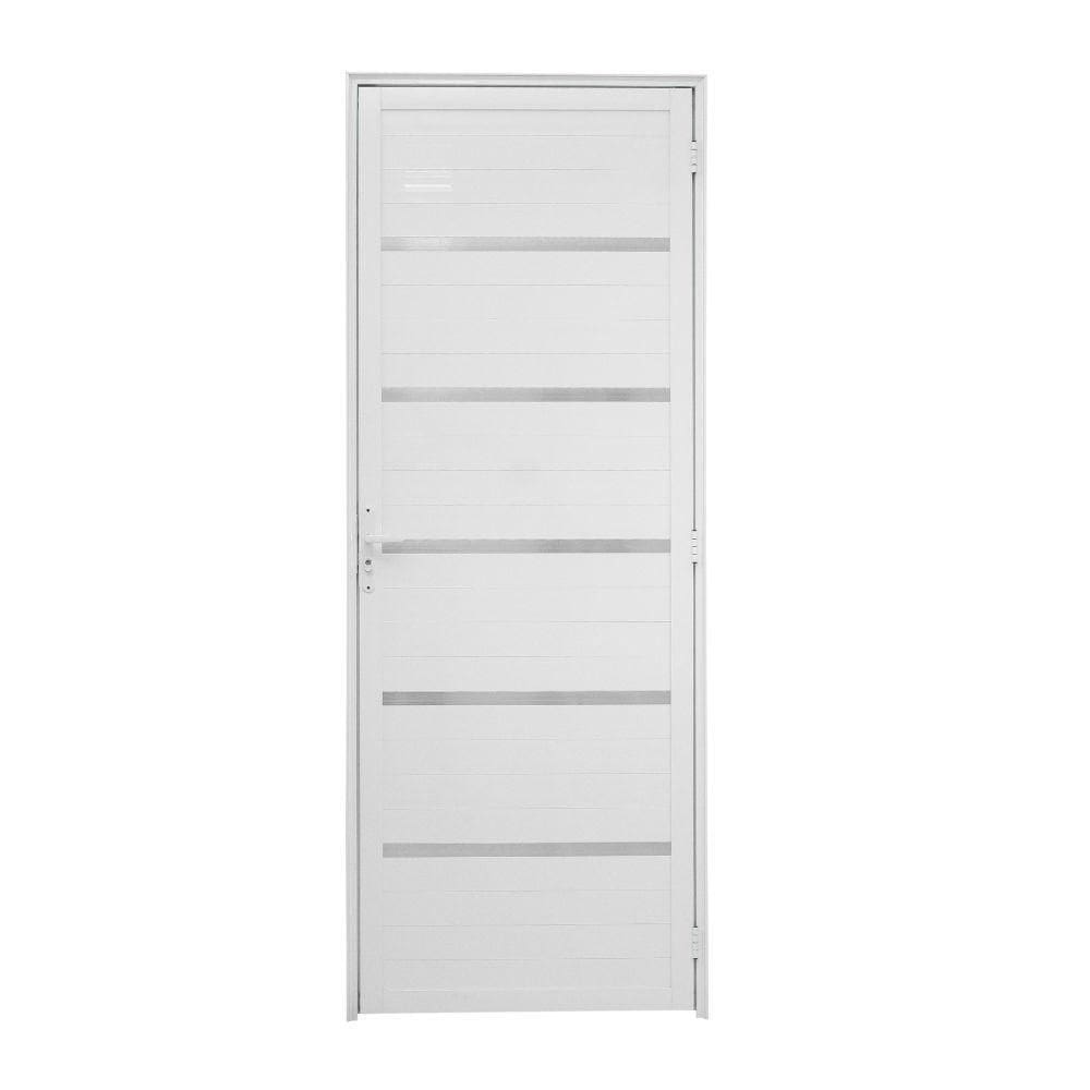 Porta Lambril Solara 1.00 X 2.10 Branca Lado Esquerdo - Hale