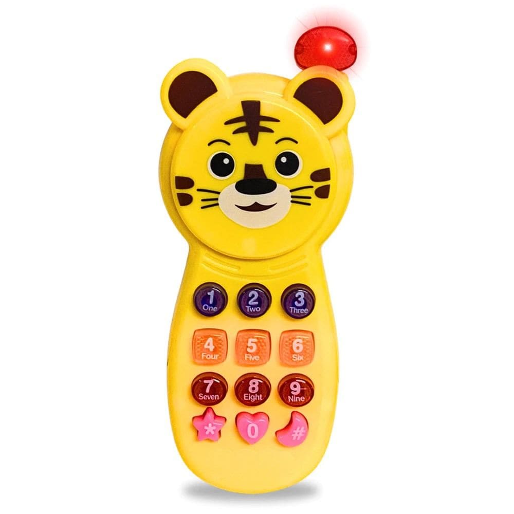 Celular Infantil Tigrinho Com Músicas e Luzes Brinquedo Interativo