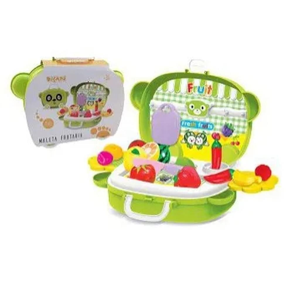 Maleta de Frutaria Móvel Dican - Brinquedo Educativo - Urso