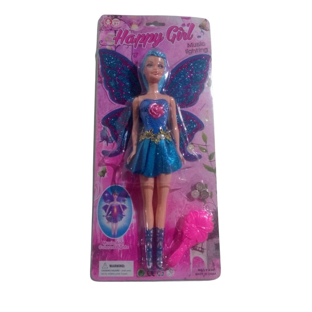 Brinquedos Boneca Fada Happy Girl