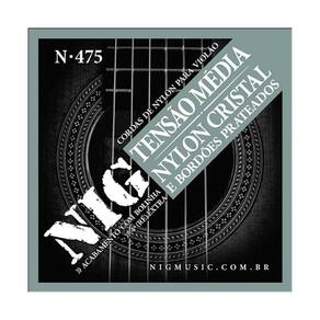 Enc.Violao Nylon-Cristal/Prateada Media Tensao