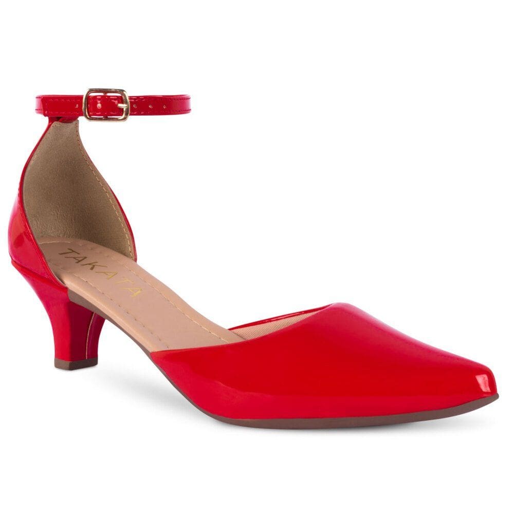 Scarpin Feminino Salto Fino Salomé Pulseira