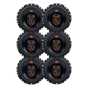 Kit 6 Alto Falantes Triaxiais JBL 6TRMS80 80 Watts Rms