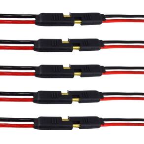 Conector 2 Vias Technoise Fio 4,0mm - Pacote Com 5 Peças