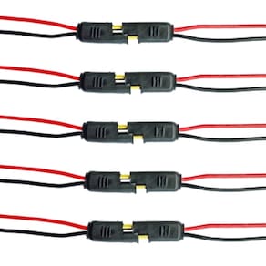 Conector 2 Vias Technoise Fio 1,5mm - Pacote Com 5 Peças