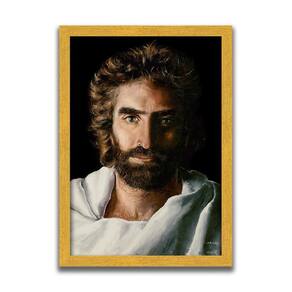 Quadro Príncipe Da Paz 63X45Cm Akiane Kramarik Jesus Premium