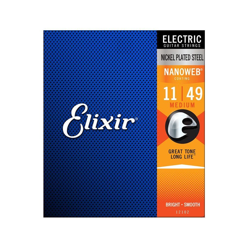 Encordoamento Guitarra Elixir 011049 Nanoweb
