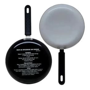 Frigideira P/ Tapioca E Crepe Com Revestimento Cerâmico 22cm (Preto)