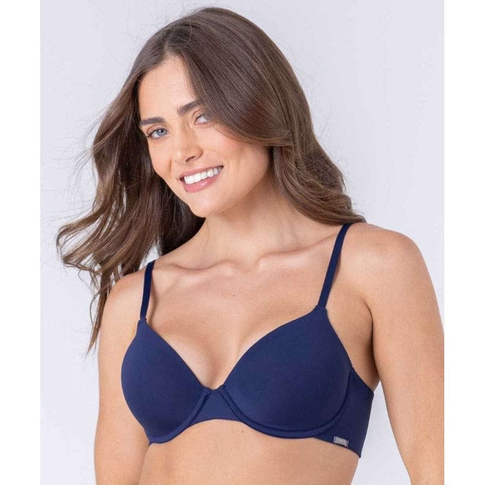 Sutiã Push Up com laterais duplas e bojo profundo