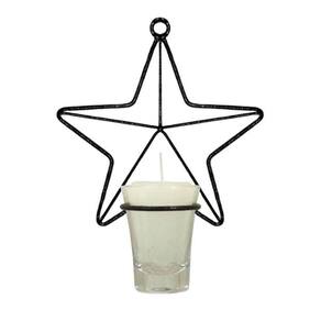 Estrela P Parede Vela Branca Arandela Decorativa Castiçal
