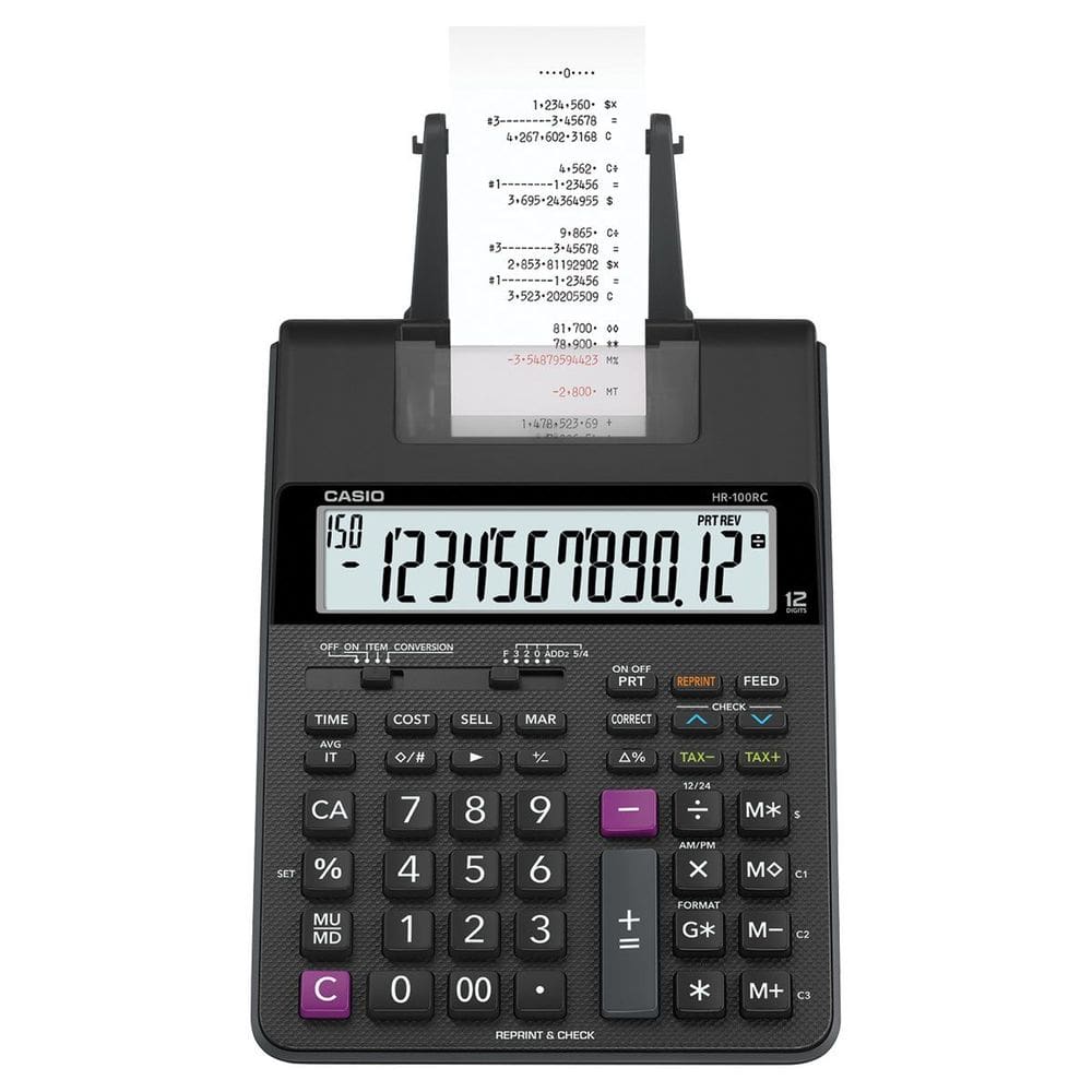 Calculadora Com Bobina 2.0 Com 2 Cores De Impressão - Casio