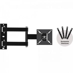 Suporte de TV Articulado 10-56 Bra4.0 Brasforma Preto