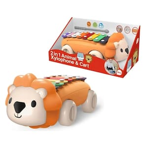 Xilofone Infantil Leãozinho Amiguinhos da Selva