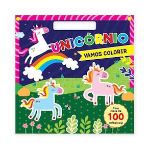 Vamos Colorir: Unicornio (com Adesivos)