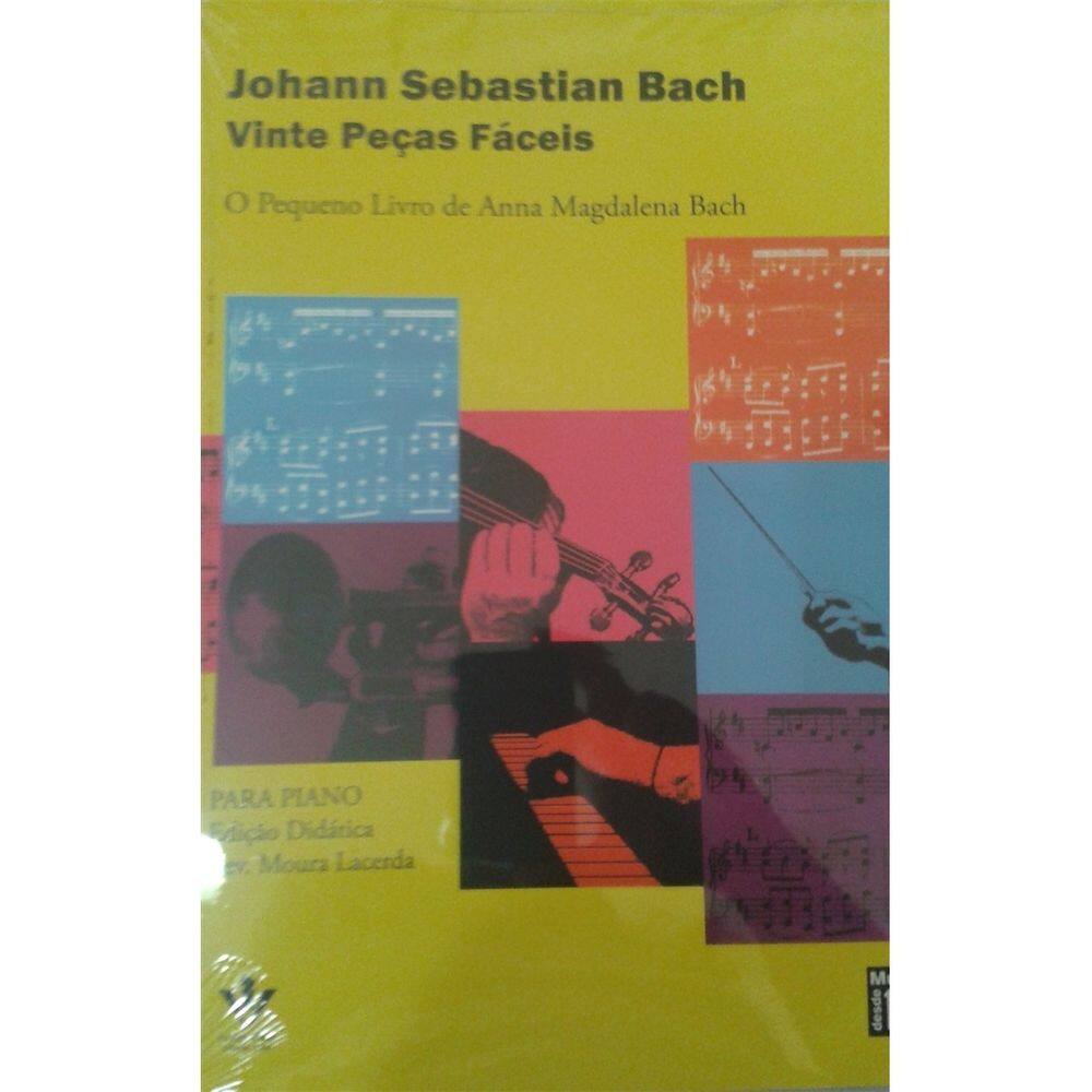 Método para Piano BACH 20 PEÇAS FÁCEIS - O Pequeno Livro de Anna Magdalena