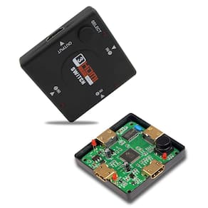 Mini Hub Switch Chaveador Divisor Hdmi 3Em1 Full Hd 1080P