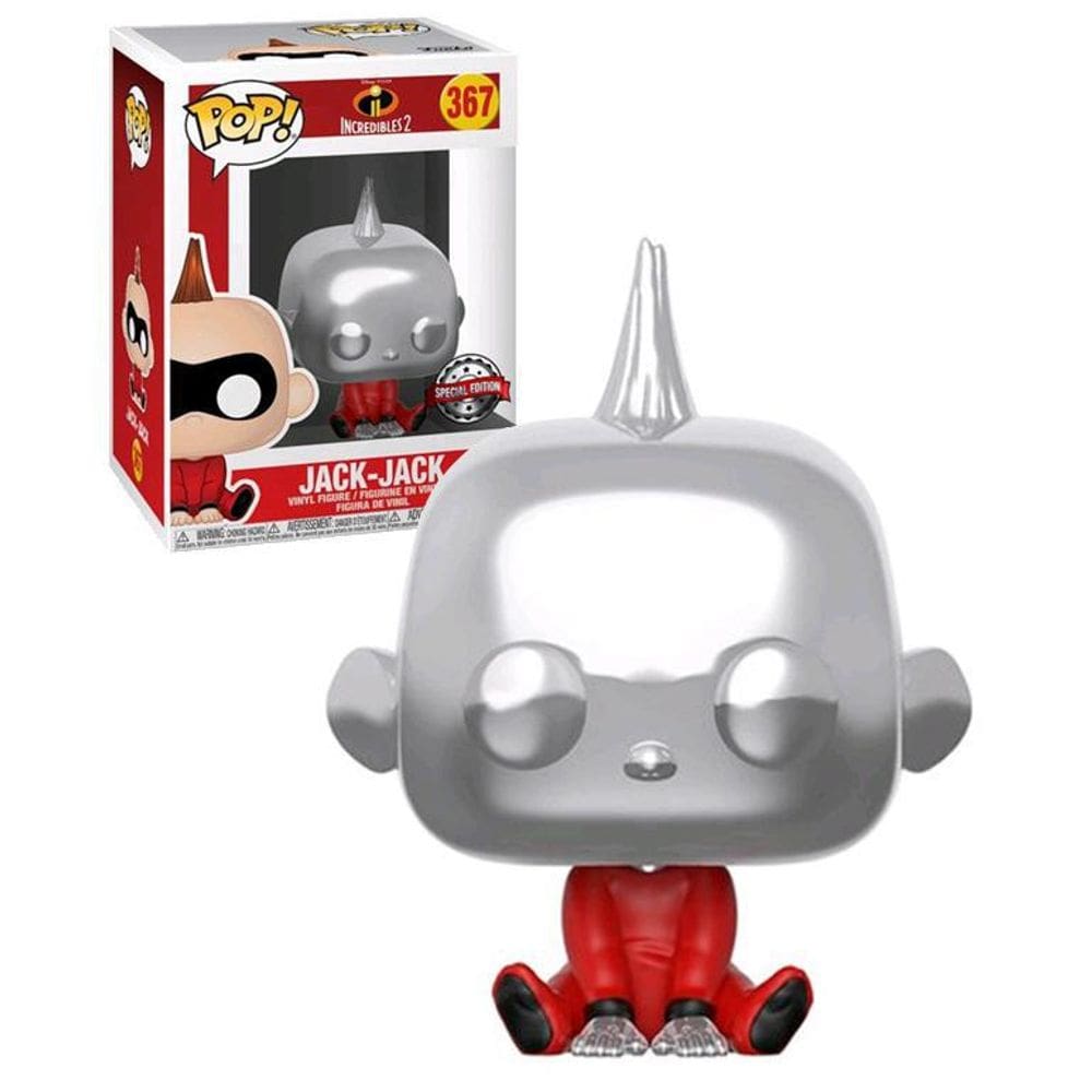 Boneco Jack-Jack 367 Excusivo Pop Funko Os Incriveis