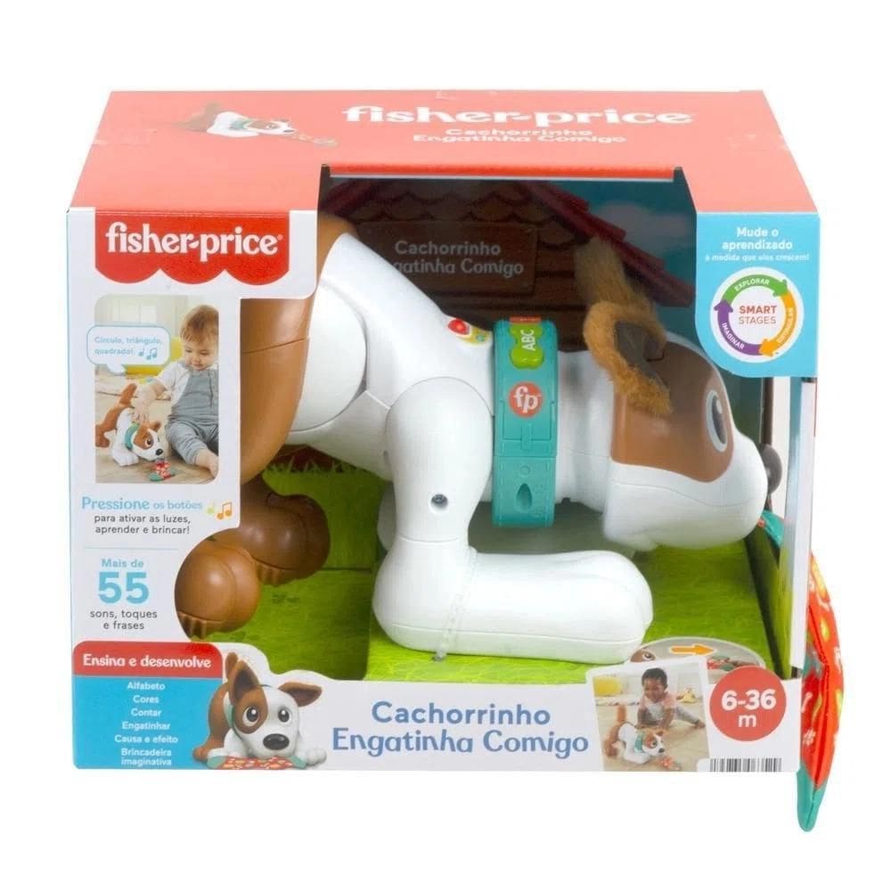 Cachorrinho Engatinha Comigo - Fisher Price Mattel Hhc55