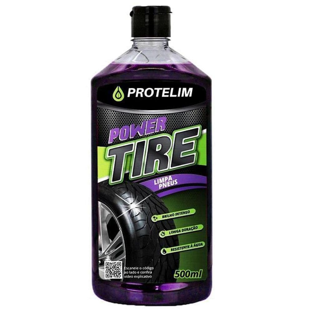Limpa Pneus Power Tire 500Ml Protelim