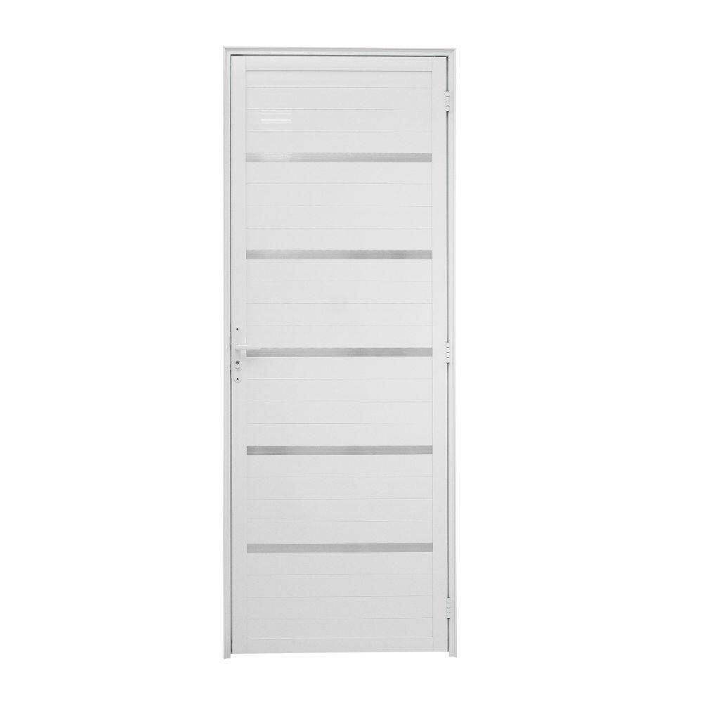 Porta Lambril Solara 1.00 X 2.00 Branca Lado Direito - Hale