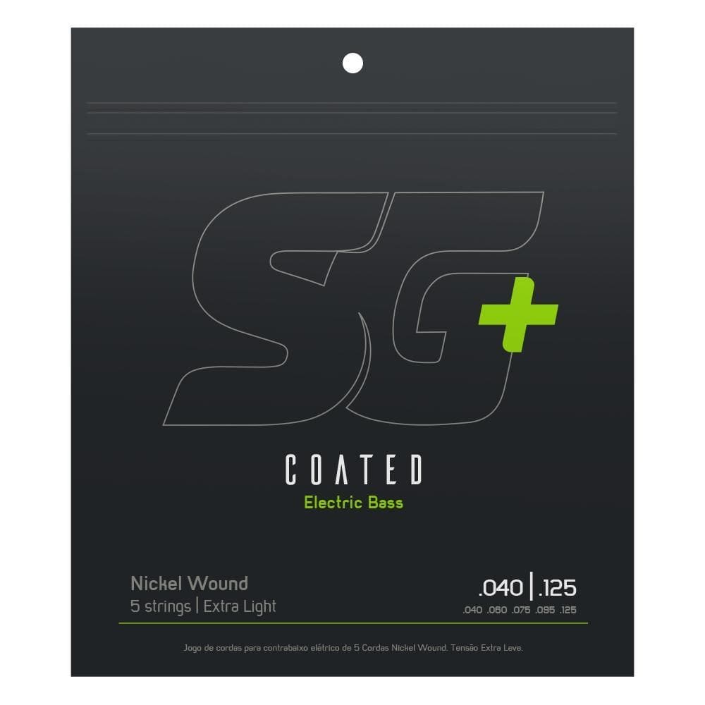 Encordoamento Para Baixo 5 Cordas Sg + Strings Coated Extra