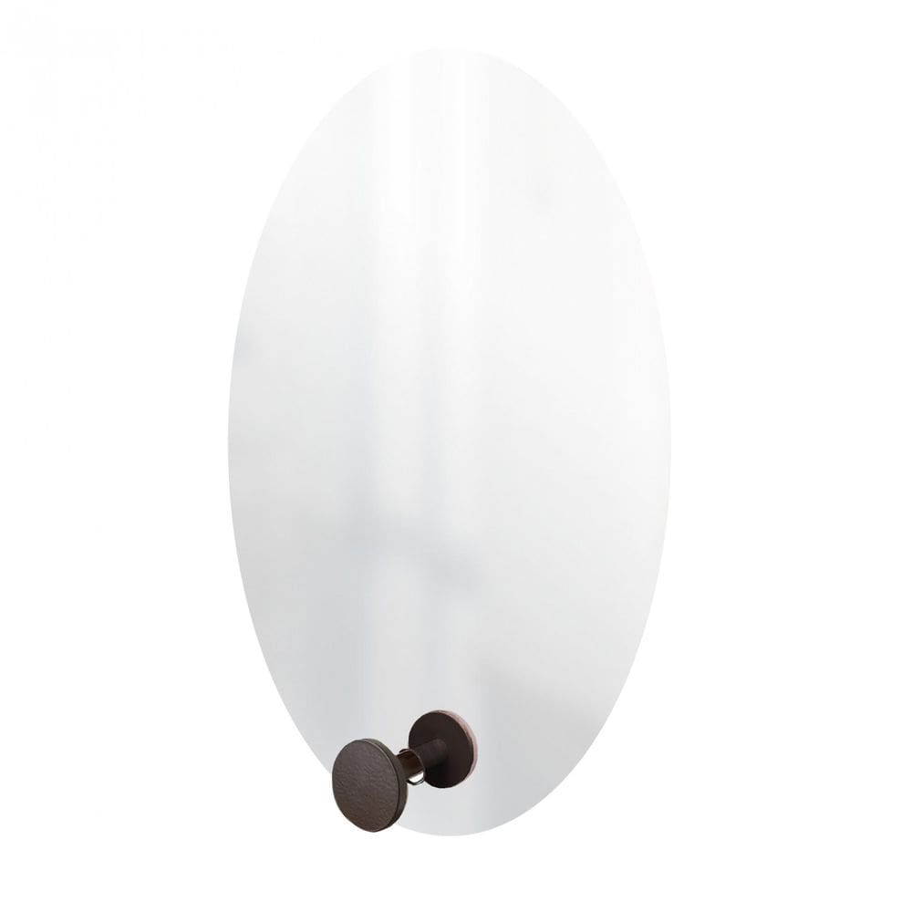 Espelho Funcional Hook Corten 60 X 40 Cm Oval