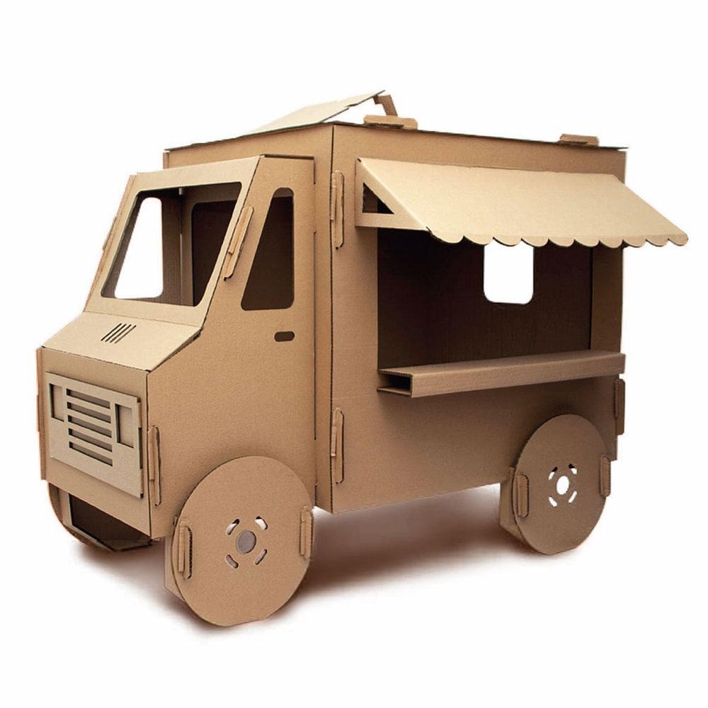 Food Truck De Papelão Para Entrar E Se Divertir