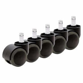 Kit 5 Rodizio Para Cadeira Giratória Anti-Risco Silicone