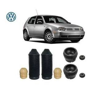 2 Kit Coxim Rolamento Batente Amortecedor Dianteiro Golf 1999 2000 2001
