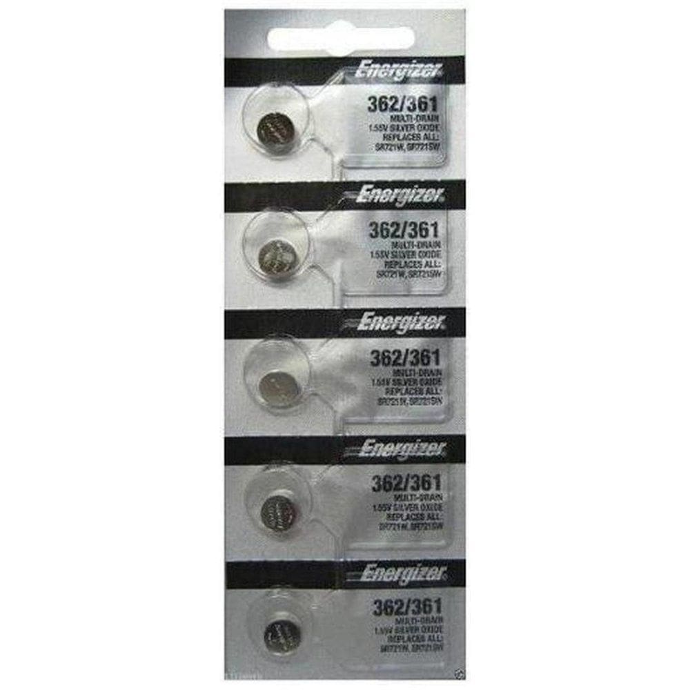 5 Baterias 362-361 Energizer 1,55V Sr721Sw Relógio