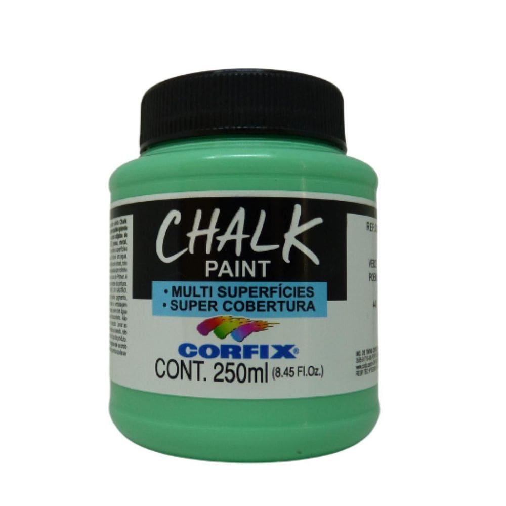 Tinta Chalck Paint Corfix 448 Verde Poema 250Ml