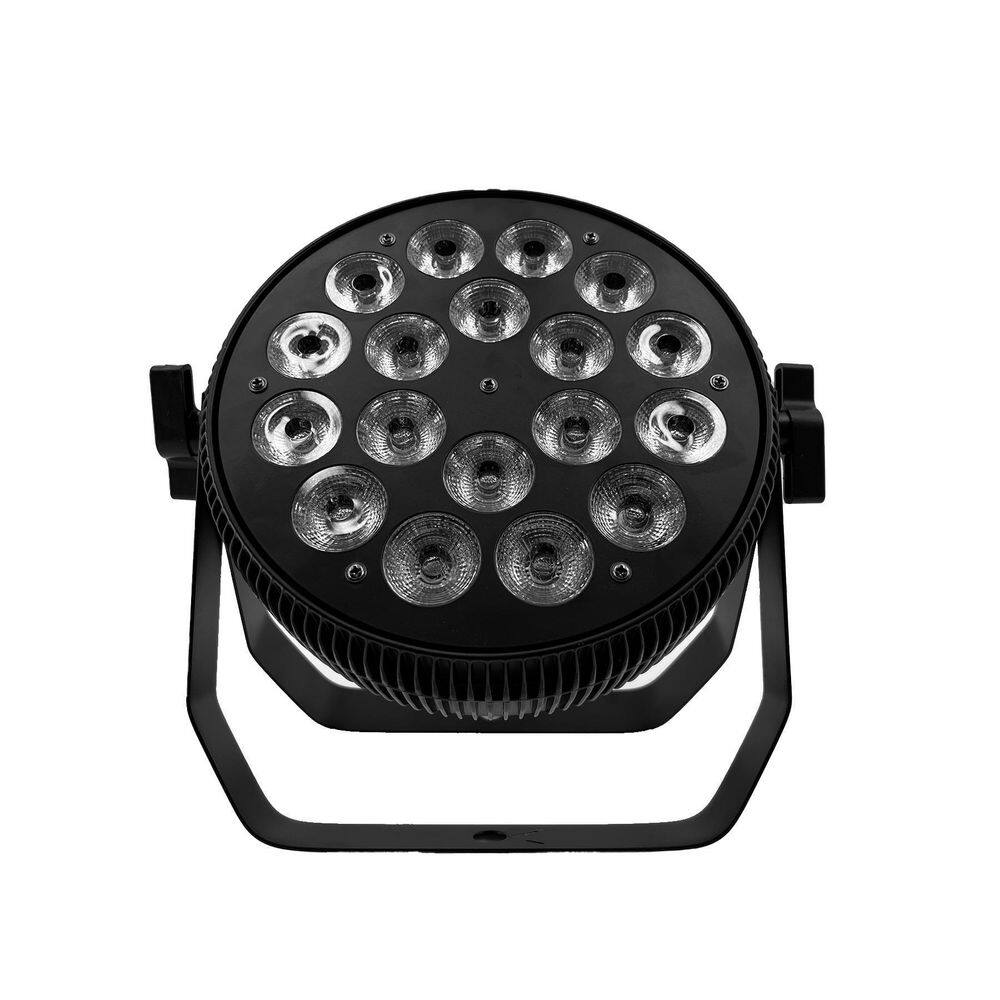 Kit 02 Par Led Indoor Slim Briwax 18X12W Rgbw - Bx 341