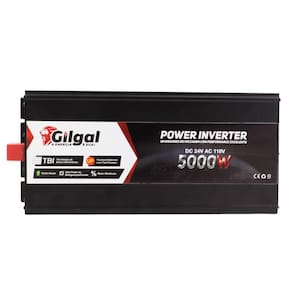 Inversor 5000W 24V 110V Gilgal Para Ar 12000 Btus