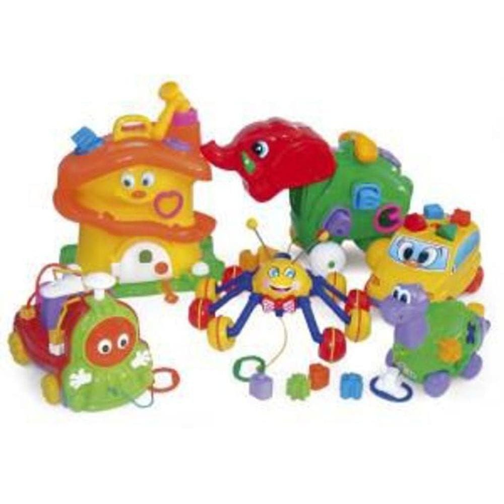 Kit Psicodiversao 6 Brinquedos Em Plastico - Jottplay