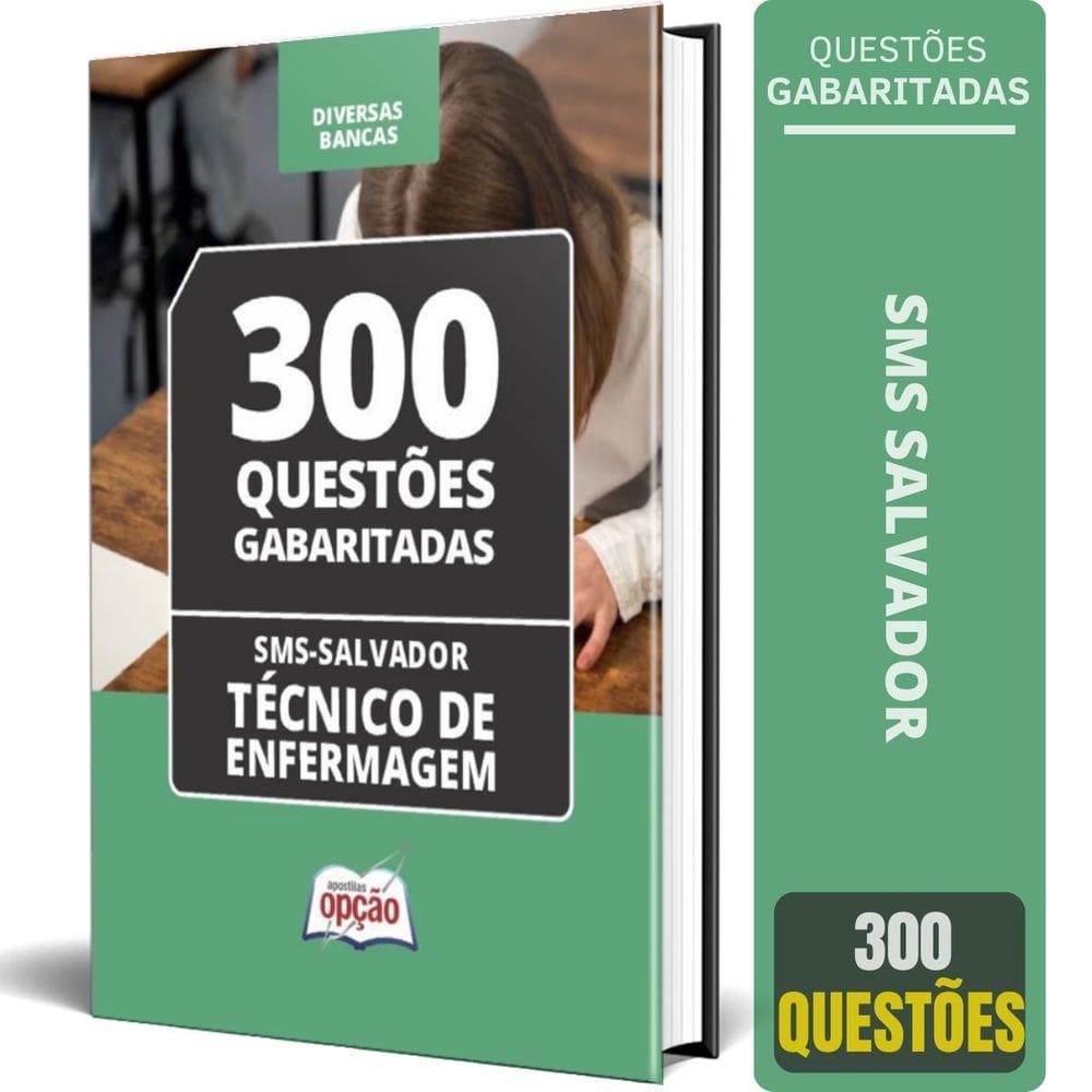 Caderno Testes Sms Salvador 2024 Técnico Enfermagem Questões