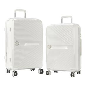 Kit 2 Malas De Viagem Pm Polipropileno Expansiva 10Kg E 23Kg