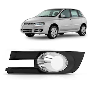 Grade Fiat Stilo 08-09 Esq. Aro Crom. Preta Resist.