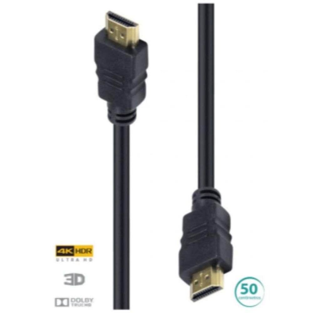 Cabo Hdmi Macho X Macho 2.0 4K Hdr 50Cm