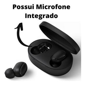 Fone De Ouvido Bluetooth Preto Para Smartphones Huawei