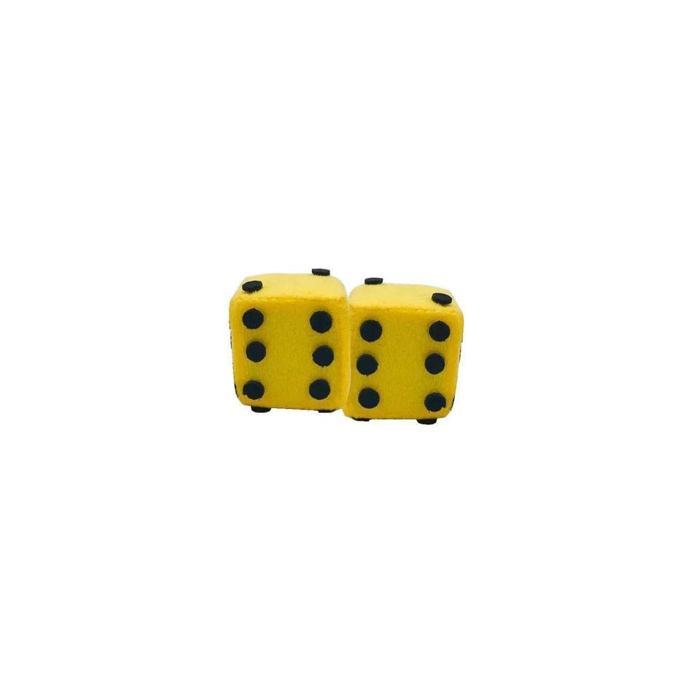 Dados Da Sorte Pequeno Duplo - Amarelo